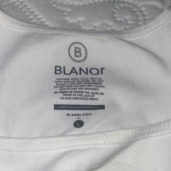 BLANQI Maternity White Tank Top NWOT - Picture 5 of 6